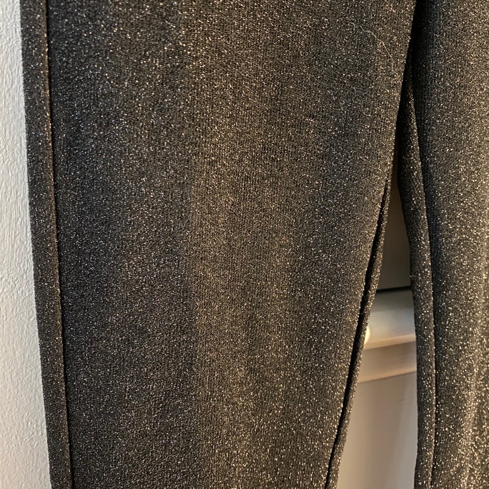 H&M sparkle high waist pants sz S